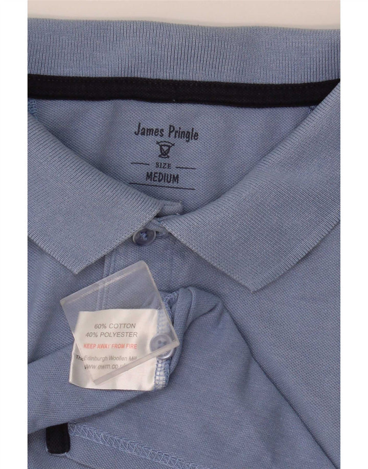 James Pringle herre poloshirt mellemblå bomuld