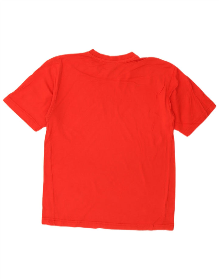 Fila Herre Grafisk T-Shirt Top Lille Rød Bomuld