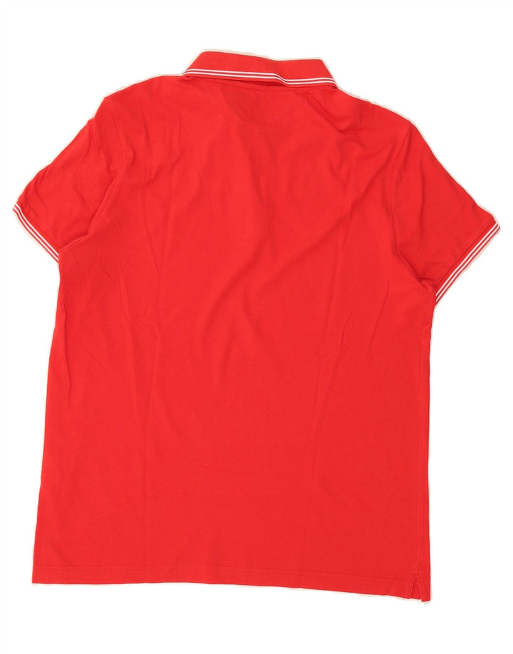 CHAMPION Mens Polo Shirt Large Red Cotton Vintage Champion and Second-Hand Champion from Messina Hembry 