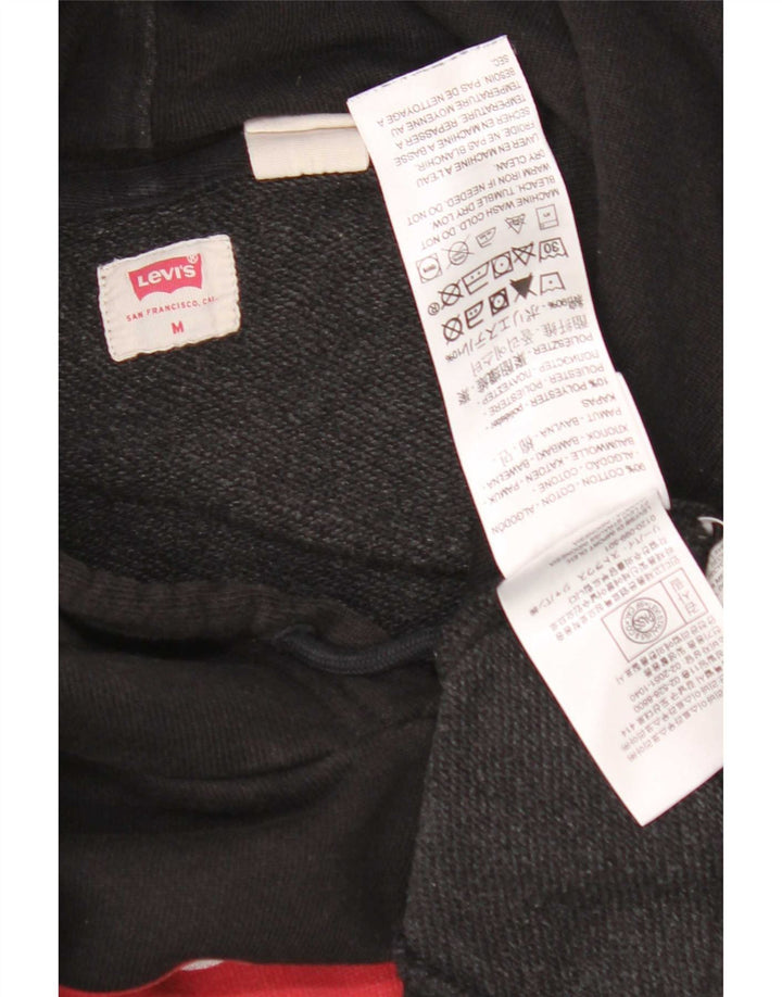 Levi's Grafisk hættetrøje til mænd mellem sort bomuld