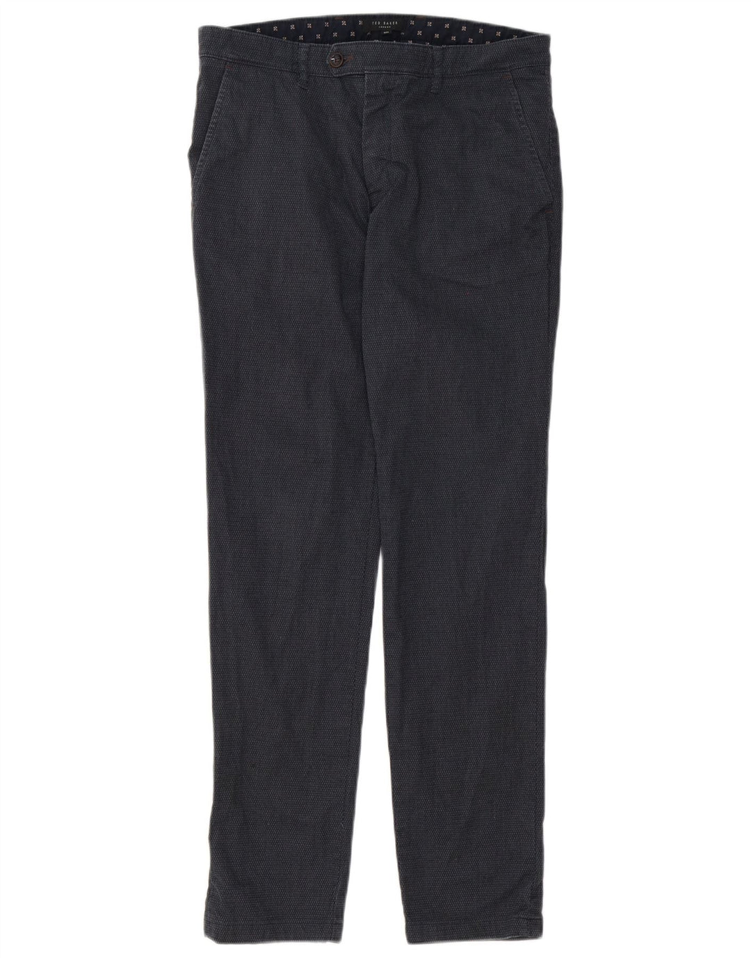 Ted Baker Herre Slim Suit Bukser W32 L30 Grå Polyester