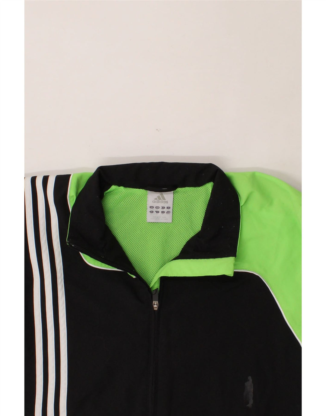 ADIDAS Mens Tracksuit Top Jacket UK 40/42 Medium Black Colourblock Vintage Adidas and Second-Hand Adidas from Messina Hembry 
