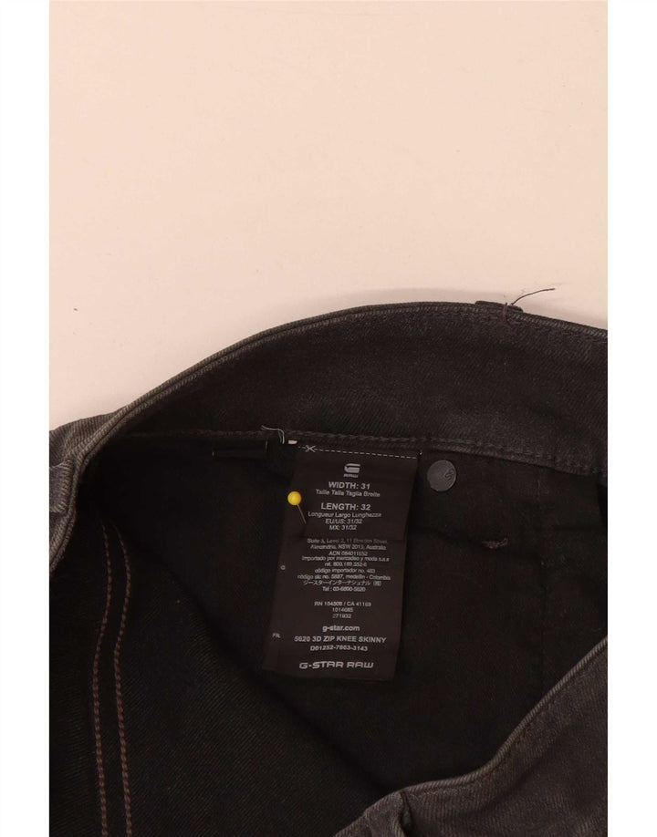 G-Star Slim Jeans til mænd W31 L32 Grå bomuld