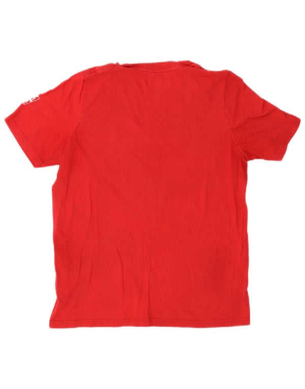 Nike Boys Chicago Bulls Grafisk T-Shirt Top 12-13 År Stor Rød Bomuld