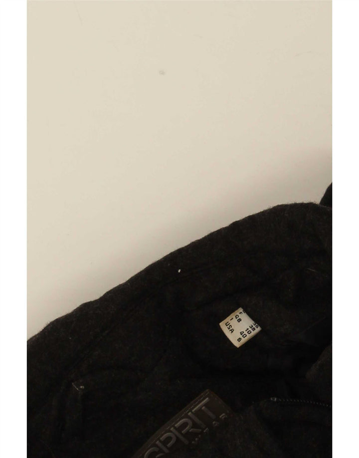 Esprit Dame Oversized Polstret Jakke UK 10 Small Black Nylon