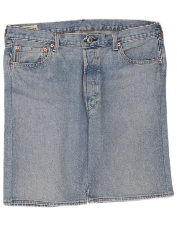 Levi's Herre 501 denimshorts W36 Large Blue Cotton