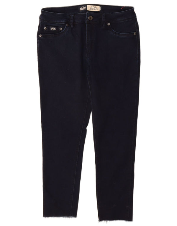 SUPERDRY Dame Alexia Jegging Skinny Jeans W30 L23 Marineblå Bomuld