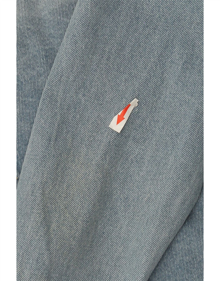 ZARA Denimjakke til mænd UK 38 Medium Blue Cotton