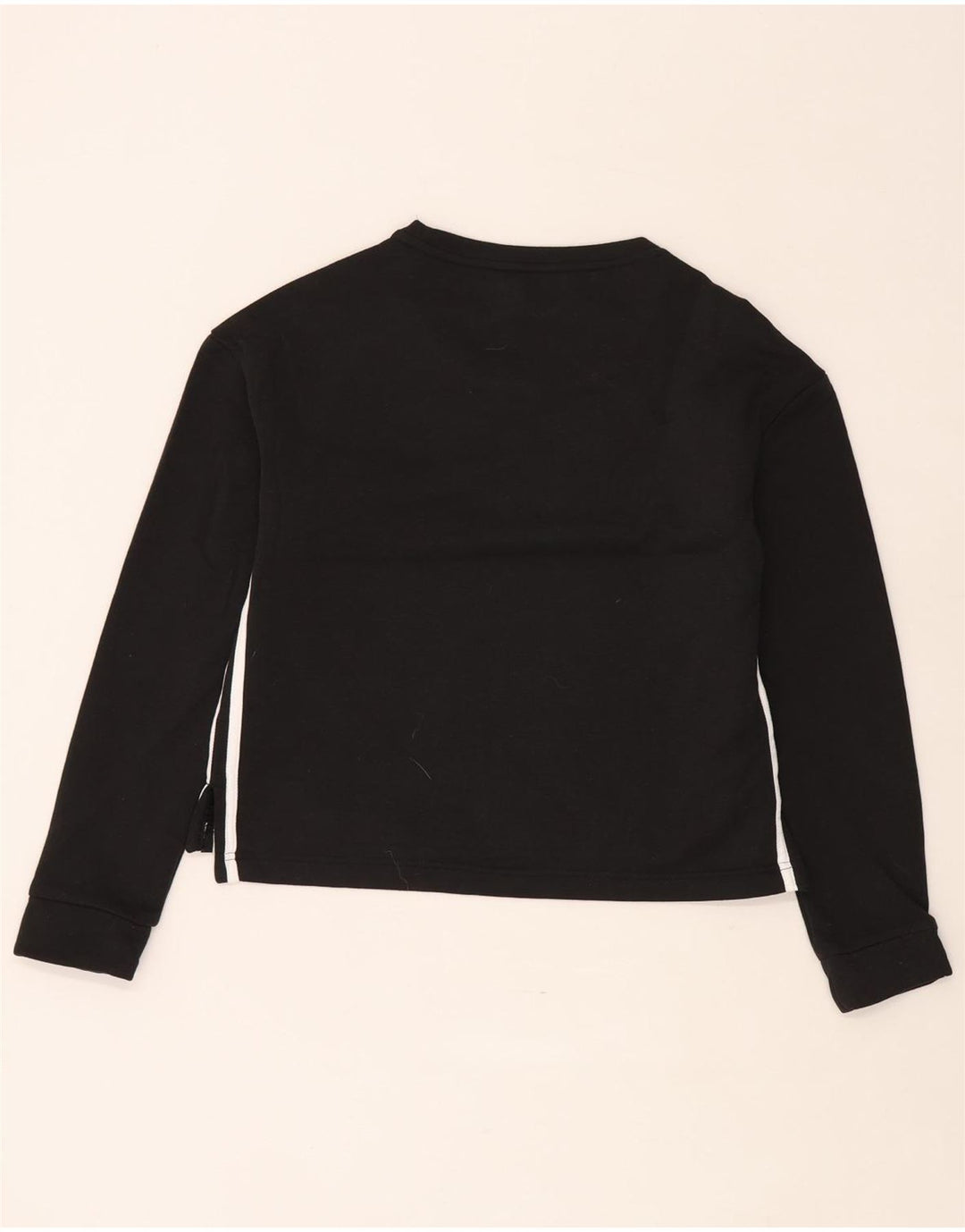 Adidas Dame Sweatshirt Jumper UK 8/10 Small Black Polyester