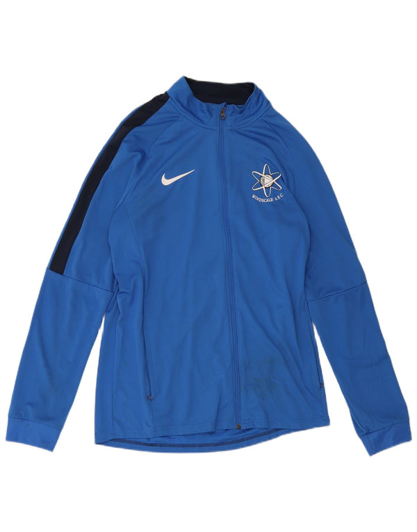 Nike Herre Dri Fit træningsdragt Topjakke Stor Blå Colourblock Polyester