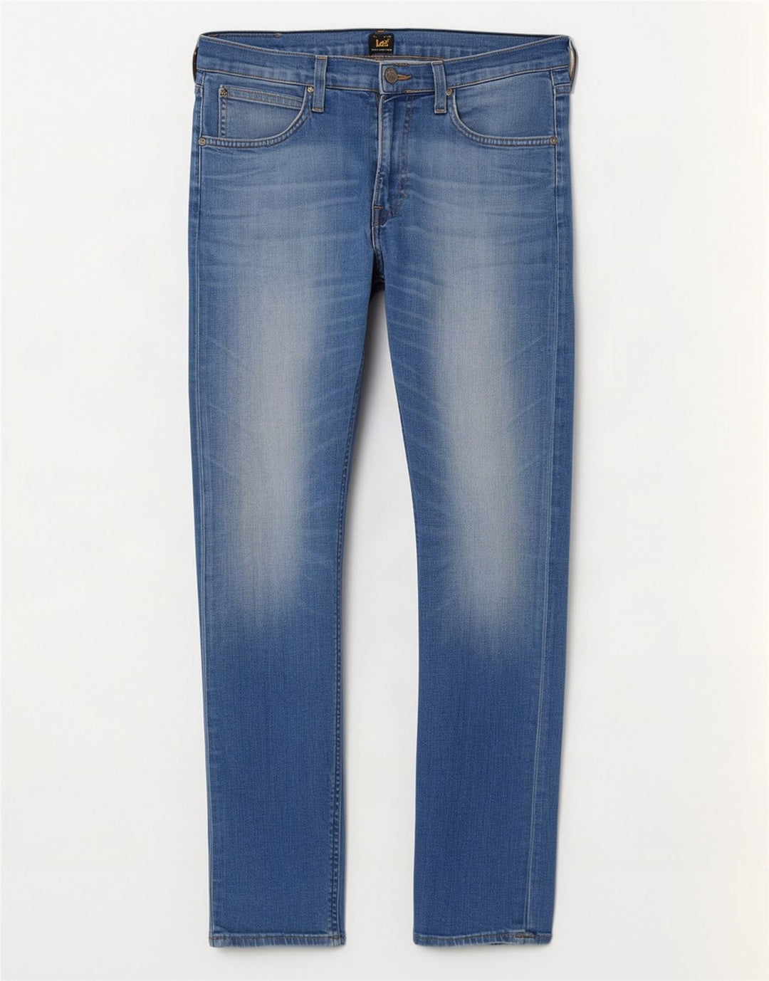 Lee Herre Luke Slim Jeans W32 L32 Blå Bomuld