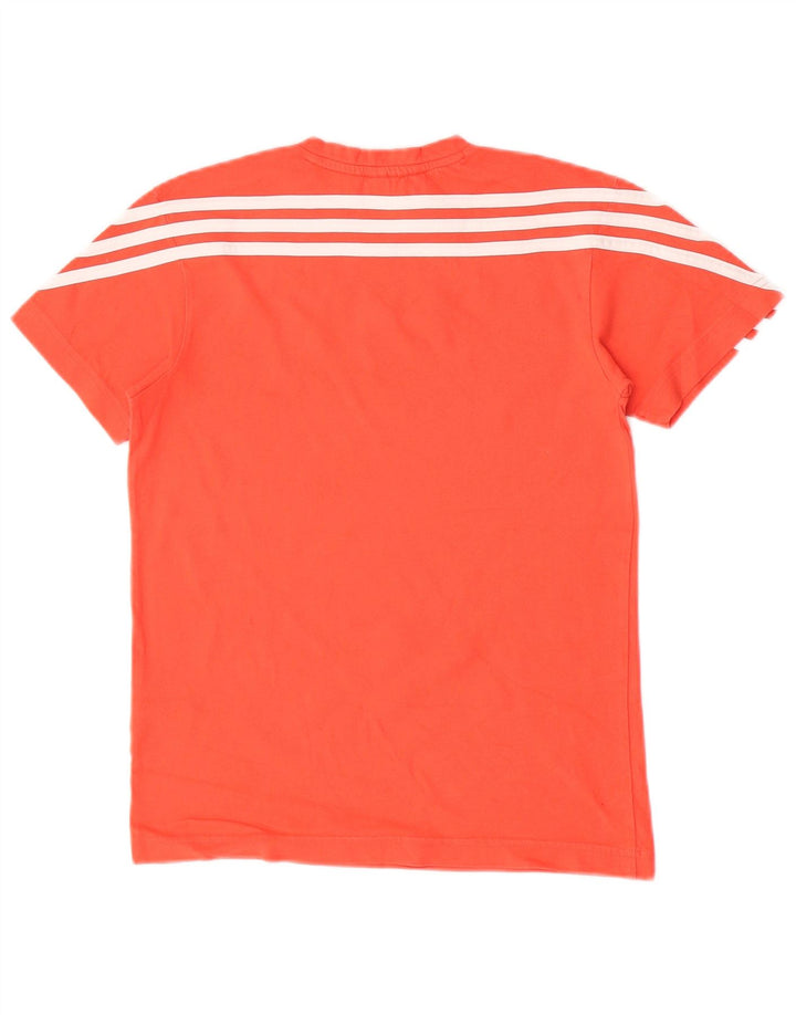 Adidas Boys T-Shirt Top 11-12 år Orange Bomuld