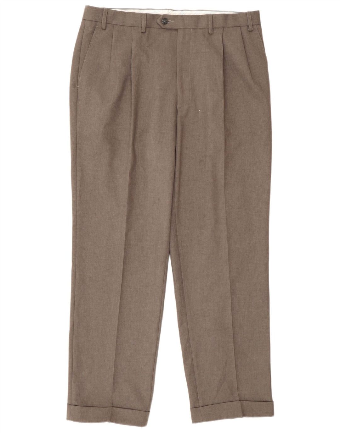 Marks & Spencer Herre Pegged Suit Bukser W36 L31 Grå Polyester