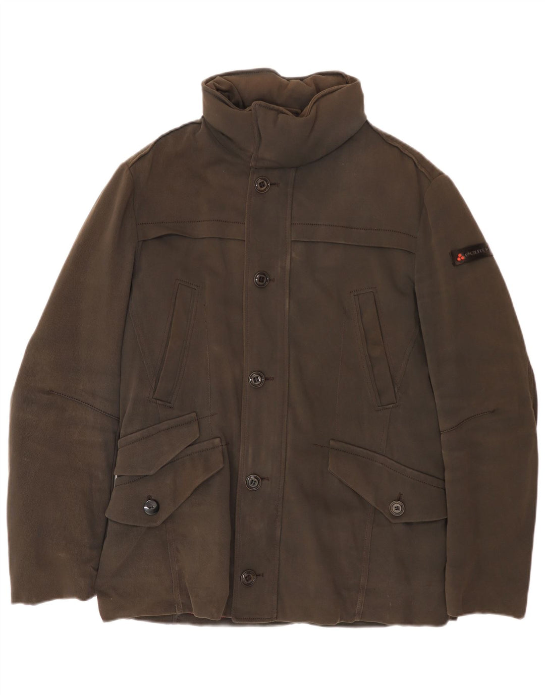 PEUTEREY Herre Utility Jacket IT 52 XL Brun Bomuld