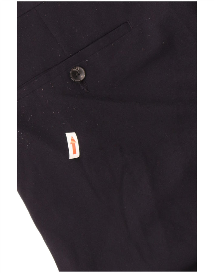 Marks & Spencer Herre Regular Fit Chinobukser W36 L27 Marineblå polyester