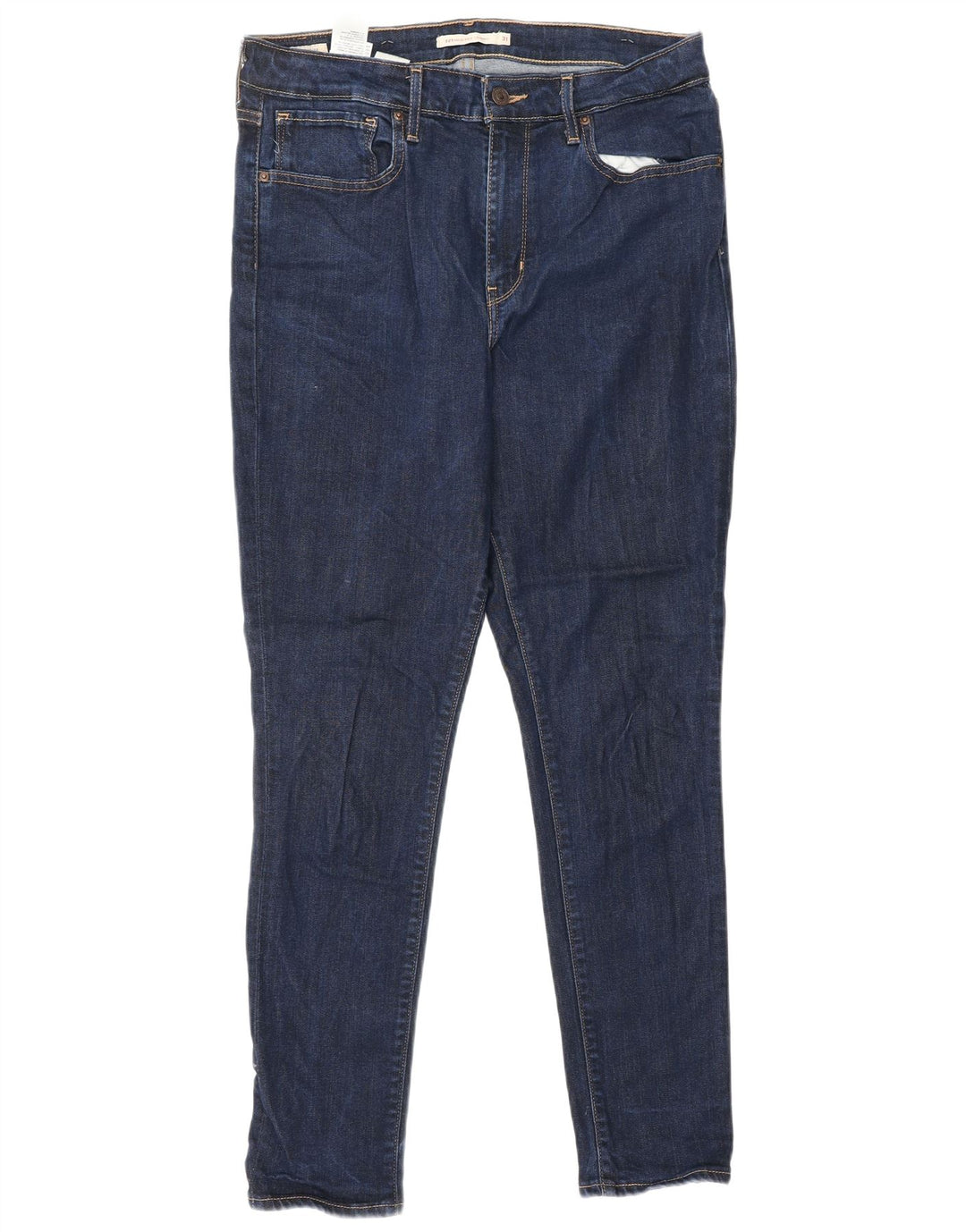 LEVI'S Dame 721 Skinny Jeans W31 L30 Blå Lyocell