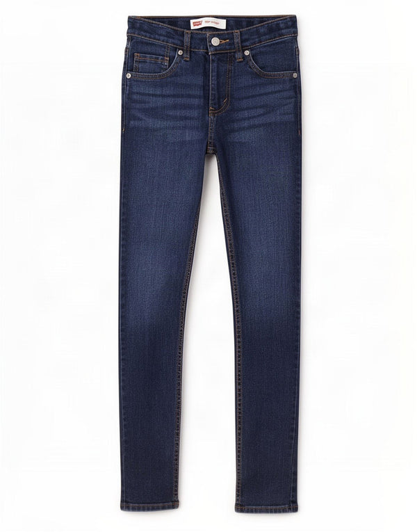 Levi's Boys 510 Skinny Jeans 11-12 år W28 L28 Blå Bomuld