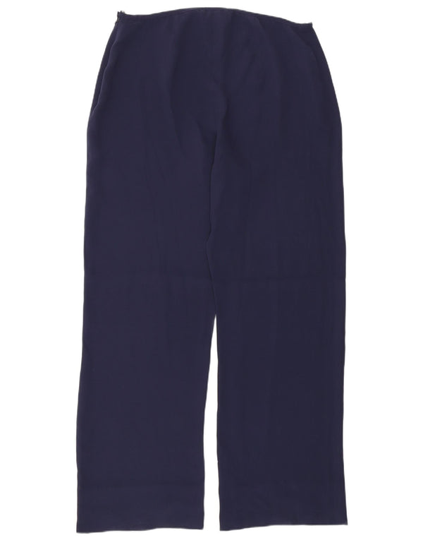 Luisa Spagnoli Lige Casual Bukser IT 48 XL W32 L31 Marineblå