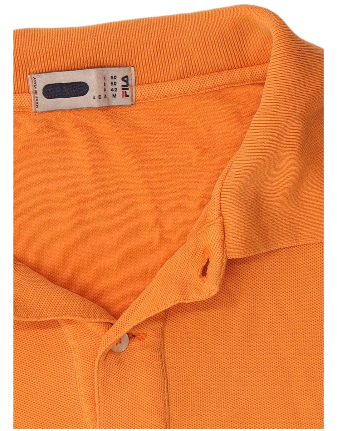 Fila Poloskjorte til mænd IT 50 Medium Orange Bomuld