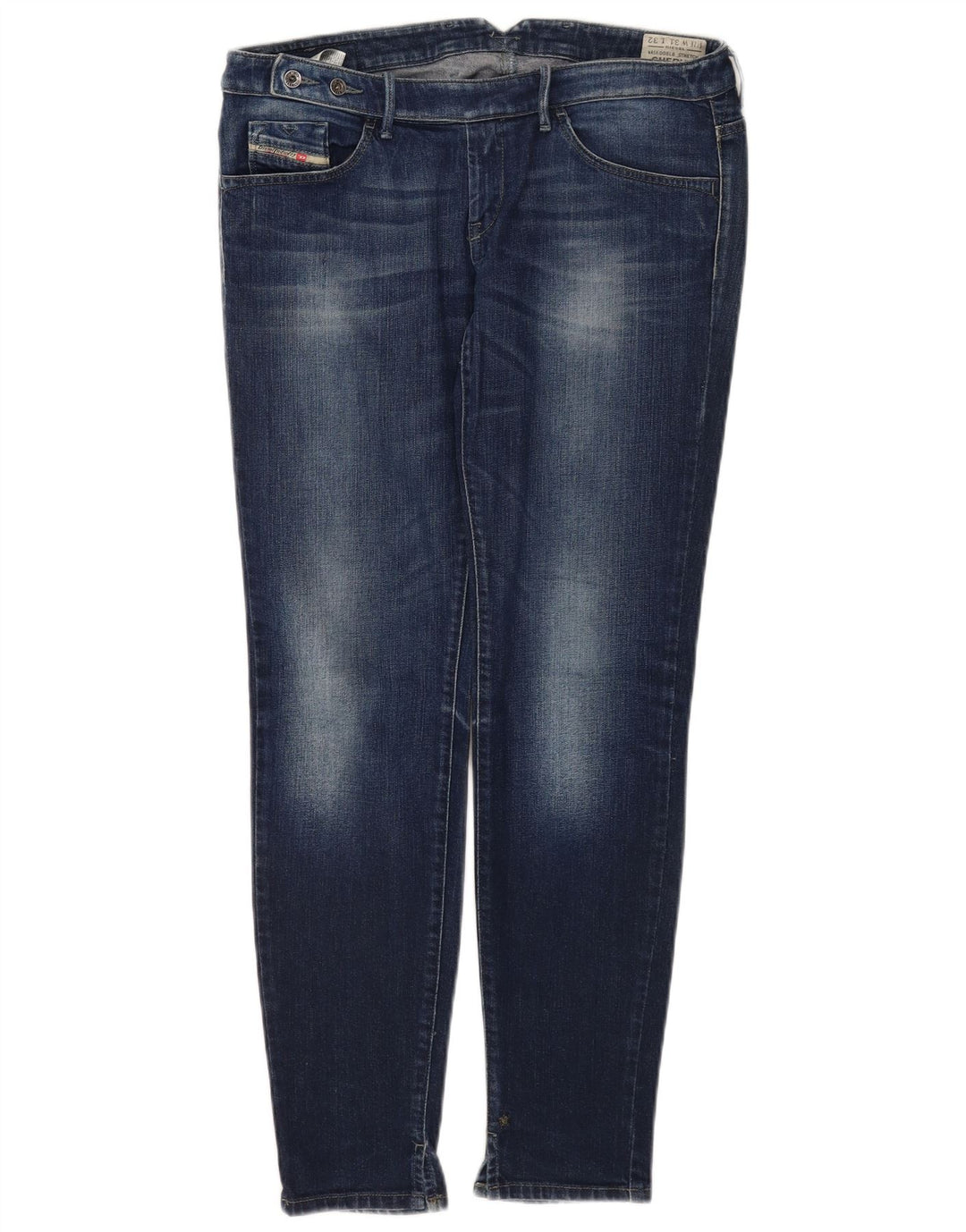 Diesel Dame Cherick Slim Jeans W31 L30 Marineblå Bomuld