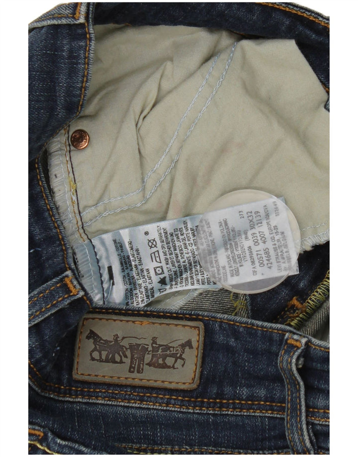 Levi's Dame 571 Slim Jeans W30 L32 Blå Bomuld