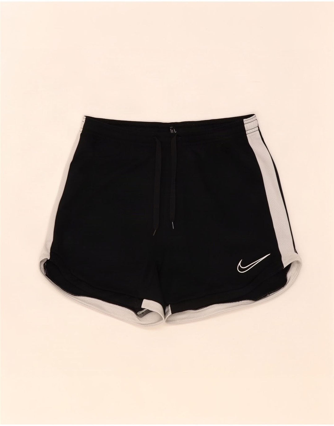 Nike sportsshorts til kvinder UK 6 XS Sort Colourblock Polyester