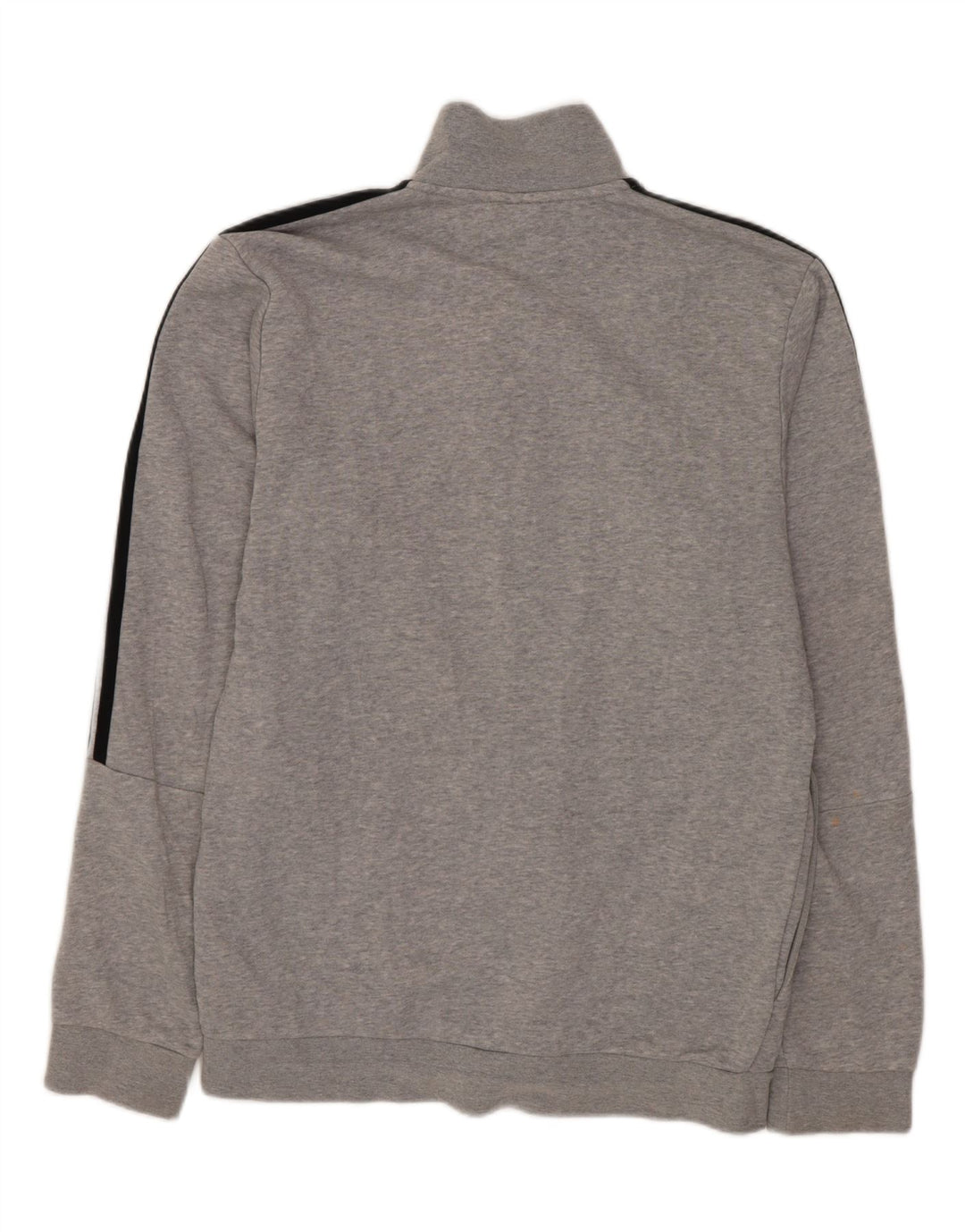 ADIDAS Træningsdragt til mænd, topjakke UK 36/38, lille grå flækket bomuld