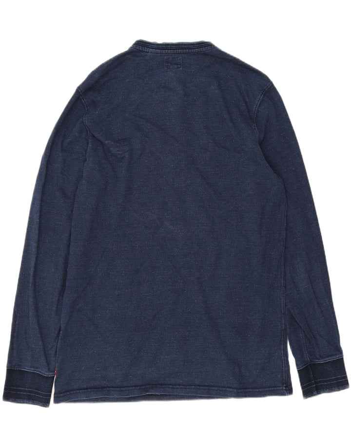 Levi's Herre Top Langærmet Stor Marineblå Bomuld
