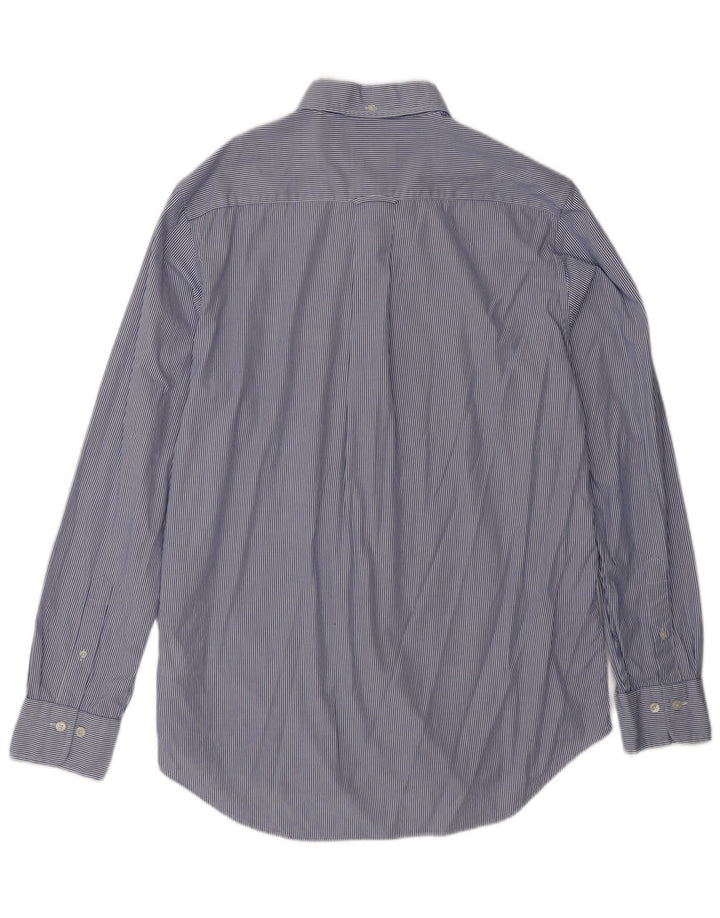 GANT Herreskjorte str. 39/40 Medium Blue Pinstripe Bomuld
