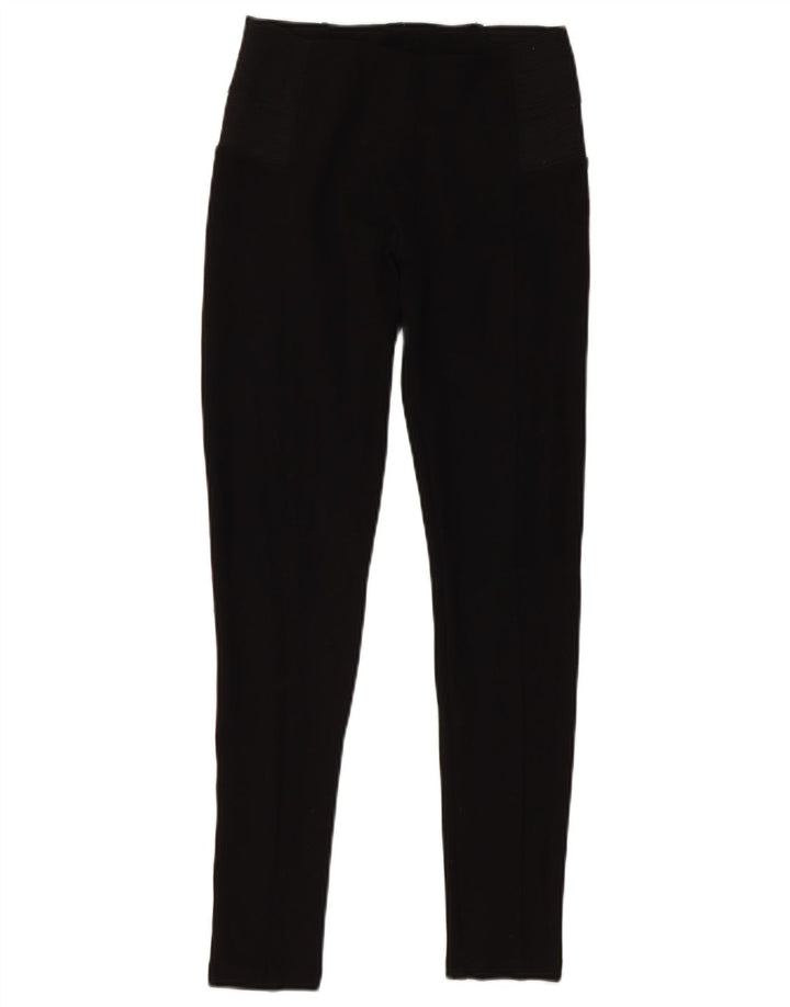 Zara Womens Leggings UK 10 Small Black