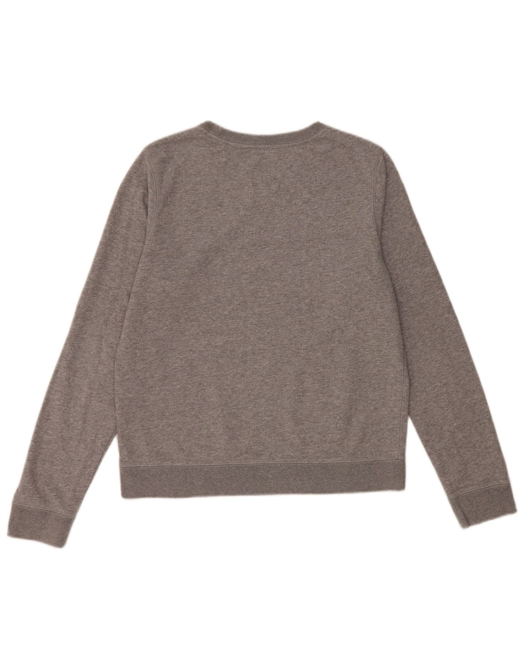 JACK WILLS Dame Grafisk Sweatshirt Jumper UK 10 Lille Grå Bomuld