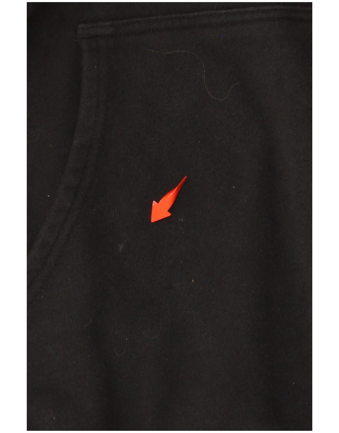 LEVI'S Grafisk hættetrøjetrøje til kvinder i overstørrelse UK 16 Stor sort bomuld