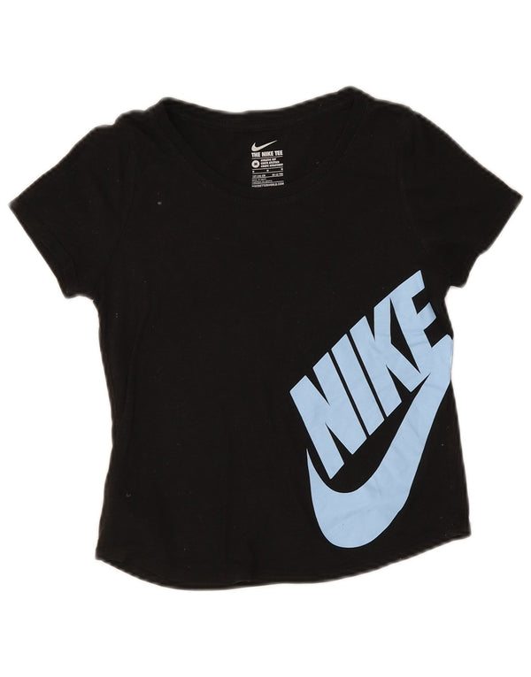 Nike Boys Athletic Cut Grafisk T-Shirt Top 10-11 år Sort Polyester