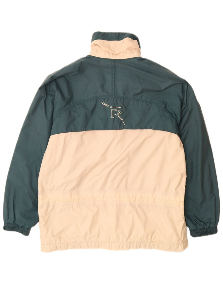 Chervo Herre Graphic Windbreaker Jacket UK 36 Small Green Colourblock