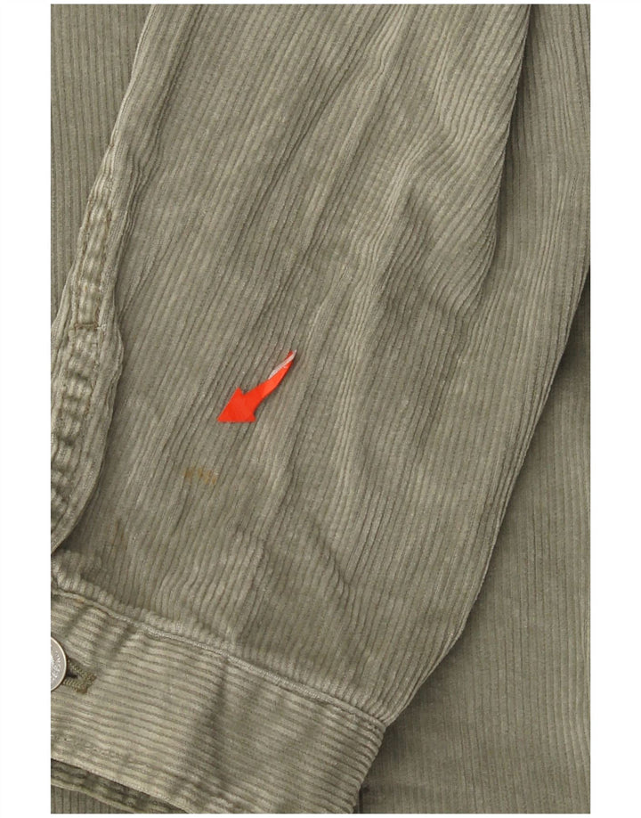 Eddie Bauer Dame fløjlsjakke UK 16 Stor grøn bomuld