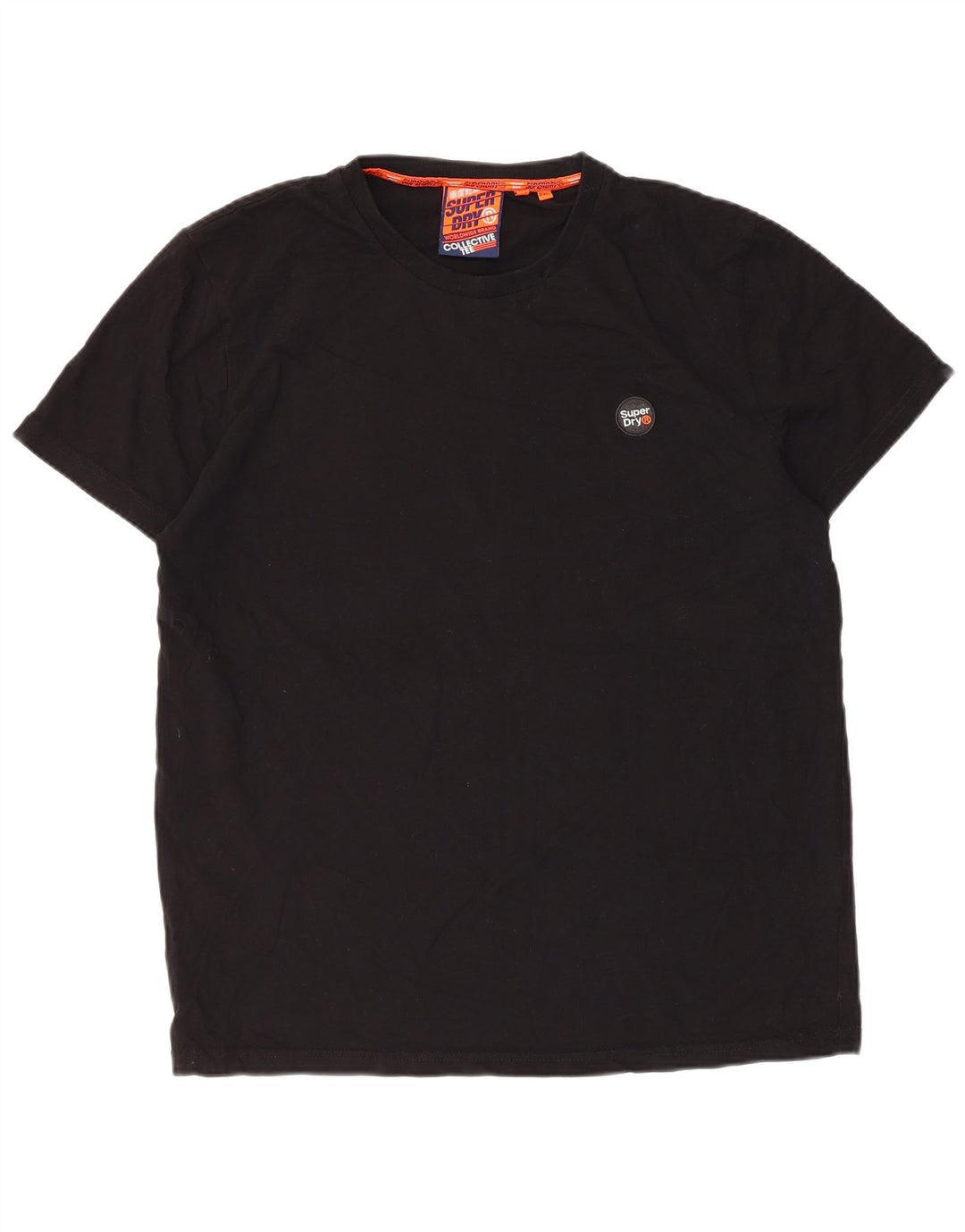Superdry T-shirt top til mænd 2XL sort bomuld