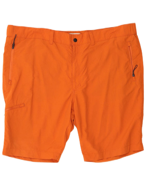 Marks & Spencer Herre Cargo Shorts 2XL W44 Orange Polyamid