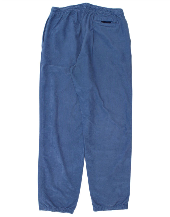Great Escapes Herre velour fuld træningsdragt EU 52 Large Blue Colourblock