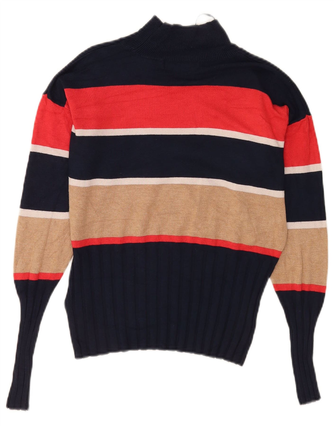 Marks & Spencer Dame Turtle Neck Jumper Sweater UK 12 Medium Navy Blue