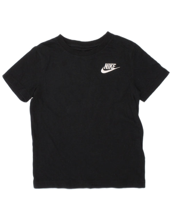 Nike Boys T-Shirt Top 3-4 år Sort Bomuld