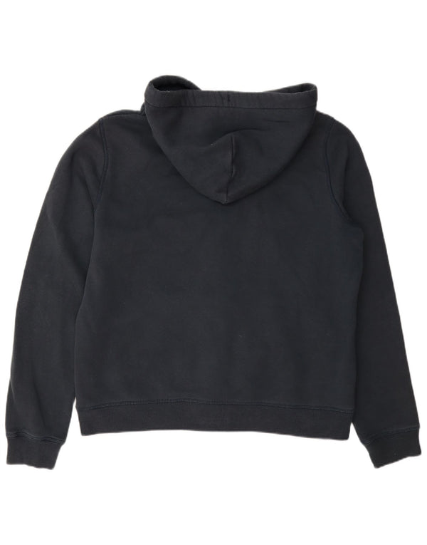 Jack Wills Dame Hættetrøje Sweater UK 16 Stor Marineblå Bomuld