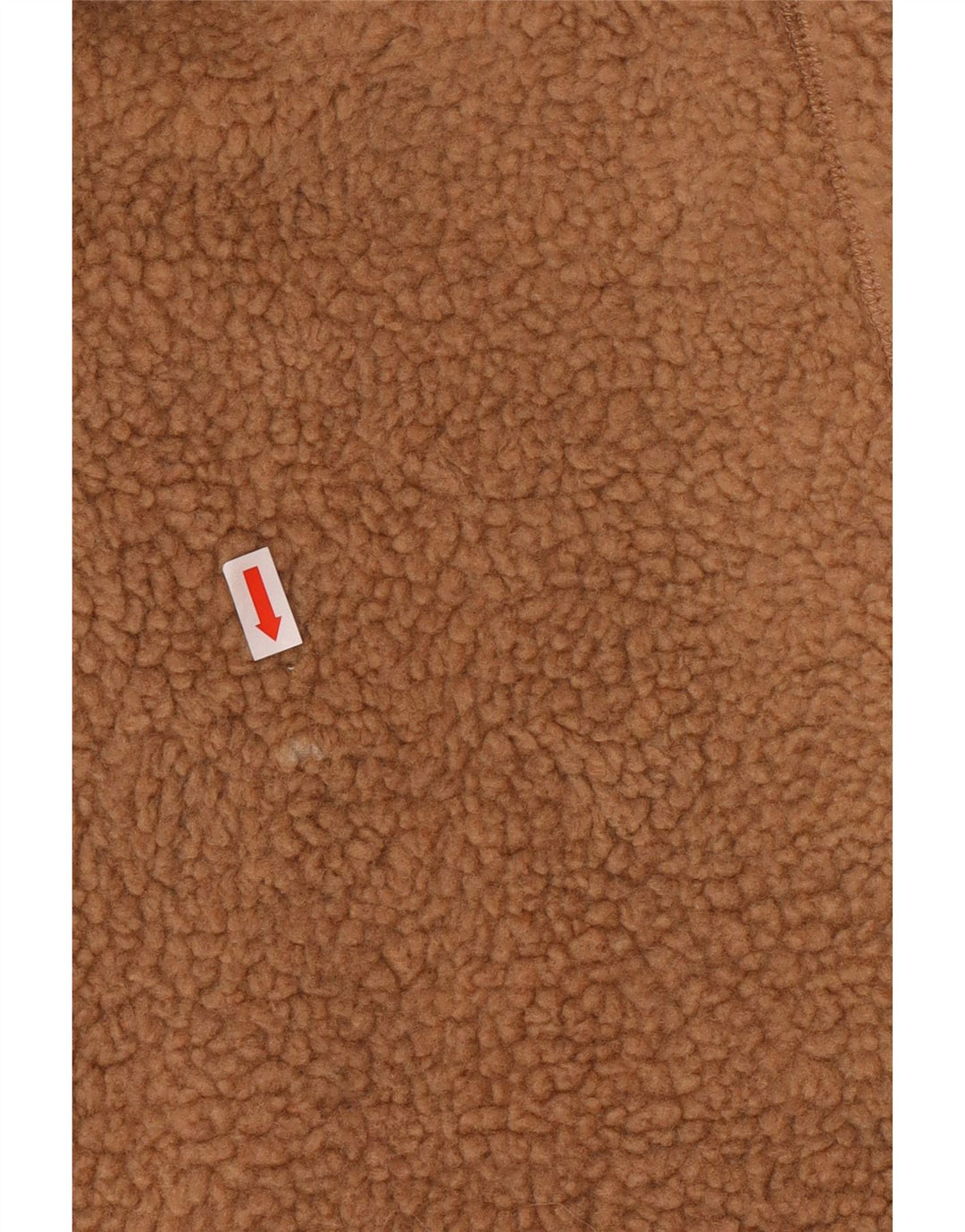 Vintage Herre Fleece Vendbar Gilet UK 38 Medium Beige Polyester