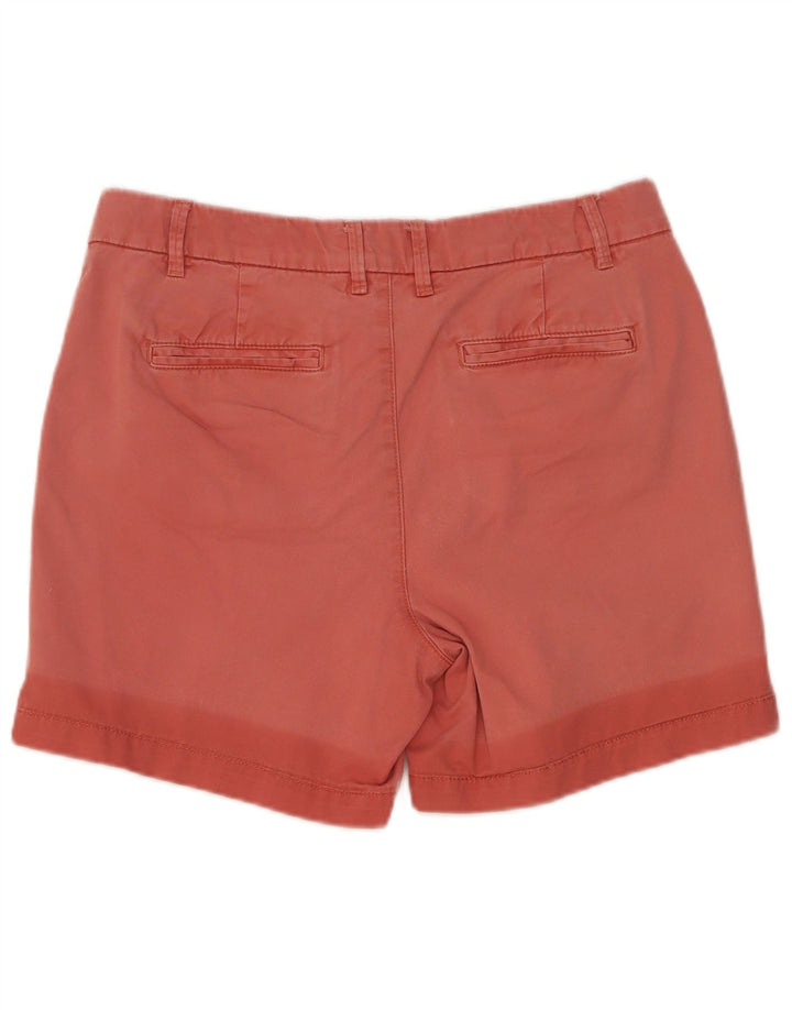 Fat Face Dame Chino Shorts UK 10 Small W30 Red Bomuld