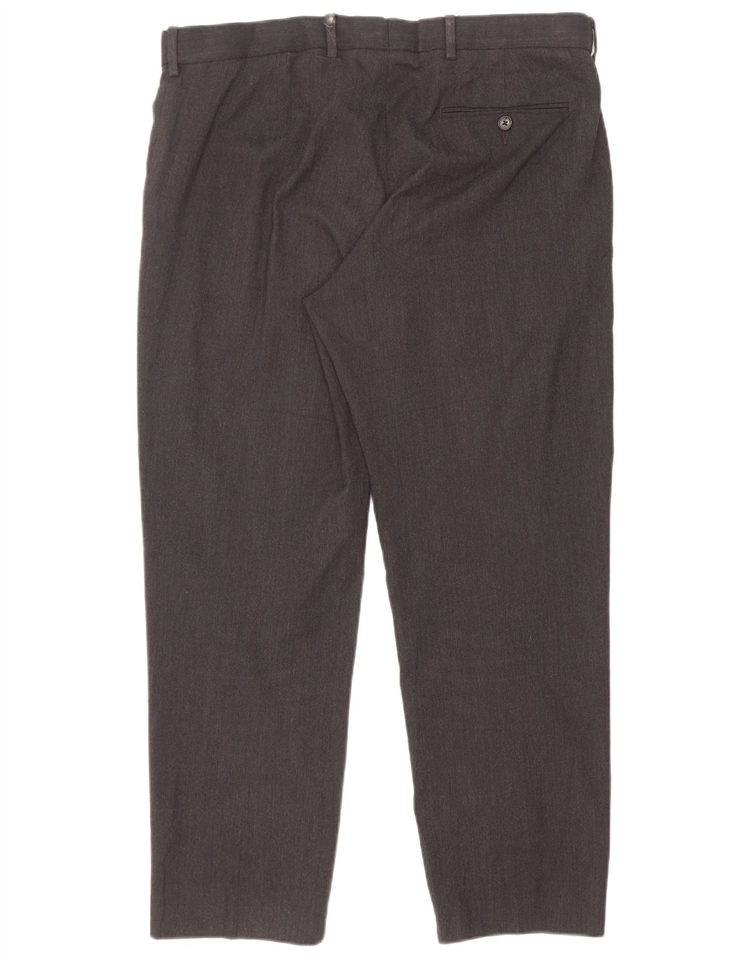 Marks & Spencer Straight Chino Bukser til mænd W36 L29 Grå Flecked