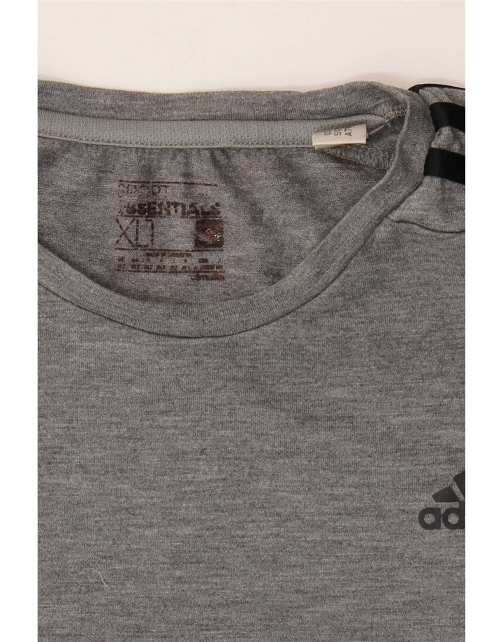 Adidas Herre Climalite T-Shirt Top XL Grå
