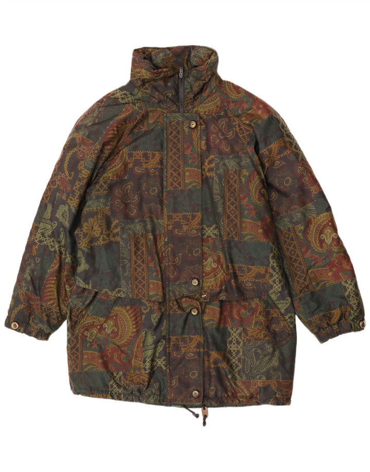 FUCHS & SCHMITT Dame Windbreaker Jacket UK 10 Small Green Paisley