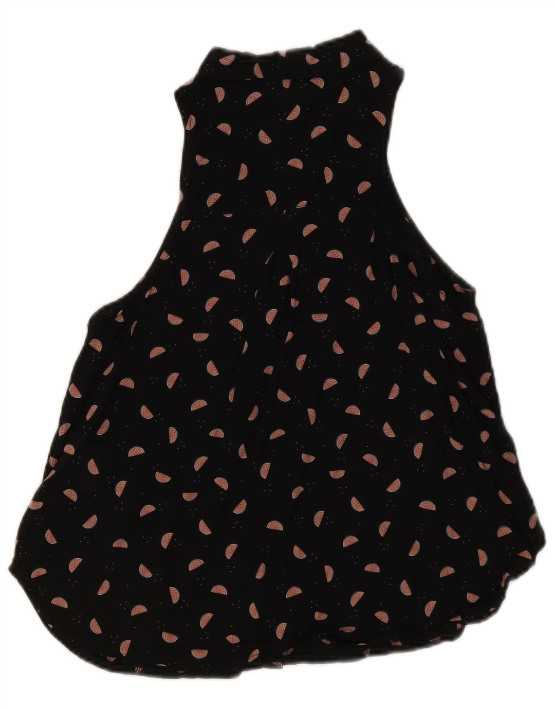 CLOCK HOUSE Dame abstrakt mønster bluse EU 38 Medium Black