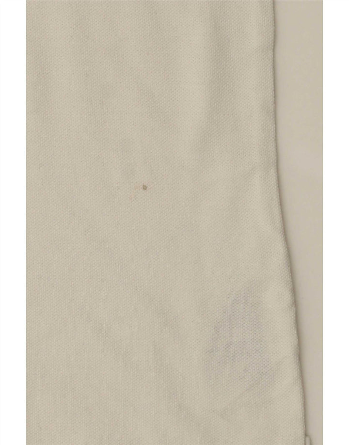 Gap herre poloshirt stor hvid bomuld