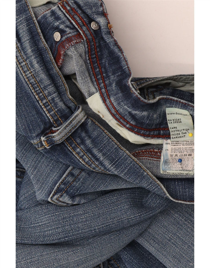 Diesel Straight Jeans til mænd W36 L32 Blå Bomuld