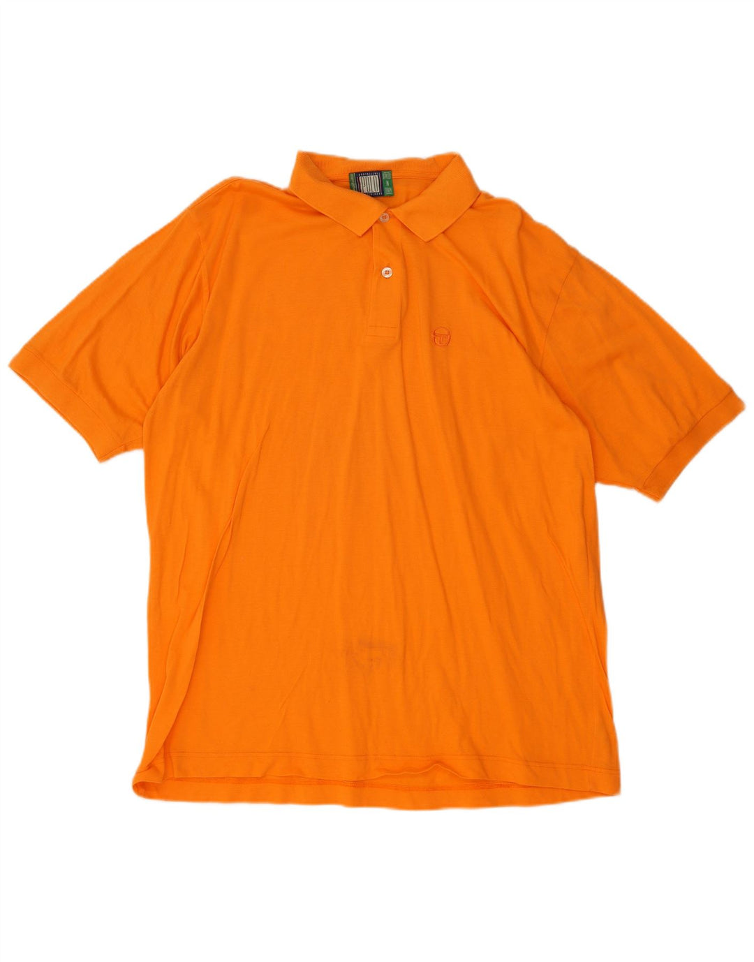 Sergio Tacchini herre poloshirt XL orange bomuld